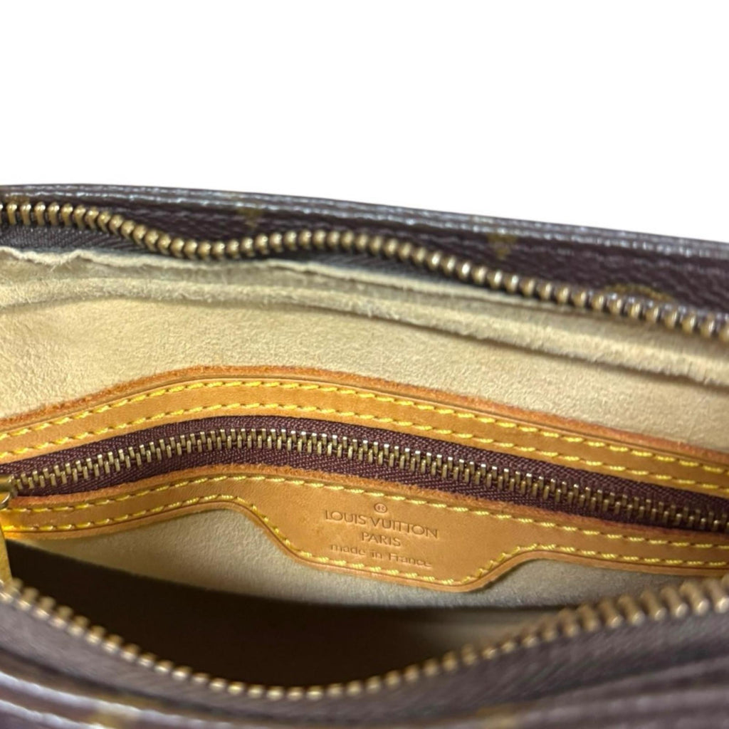 Louis Vuitton Brown Monogram Canvas Shoulder Bag