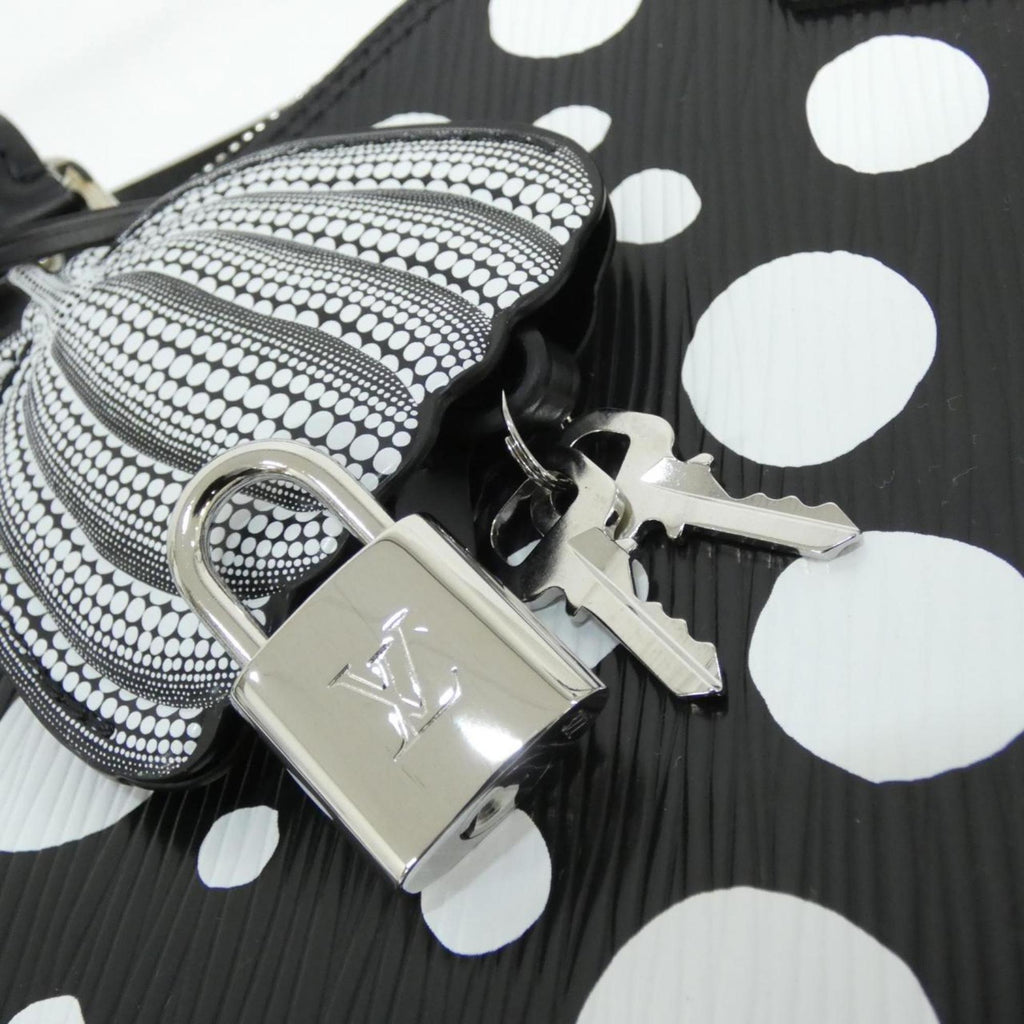 Louis Vuitton Black Leather Handbag