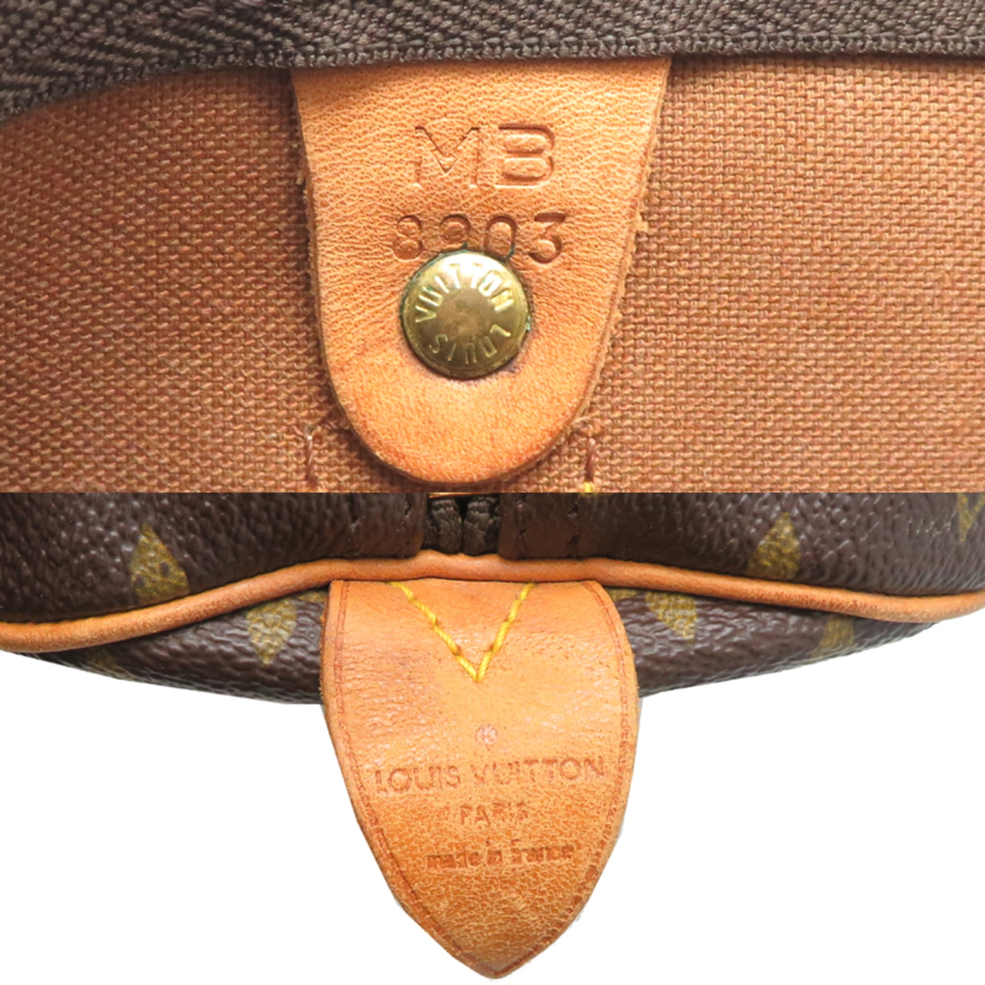 Louis Vuitton Brown Monogram Boston Bag