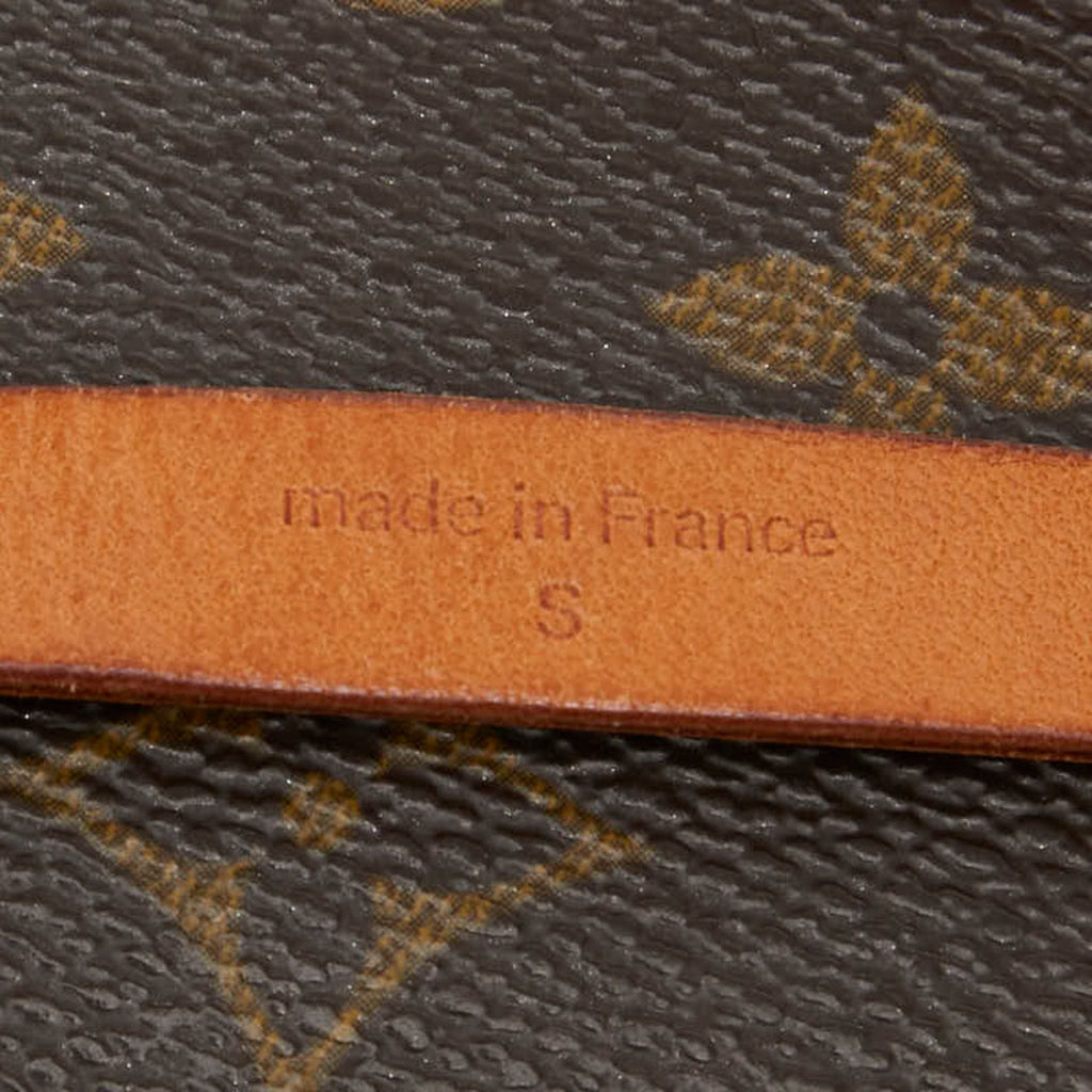 Louis Vuitton Brown Pvc Leather Pochette Sling Bag