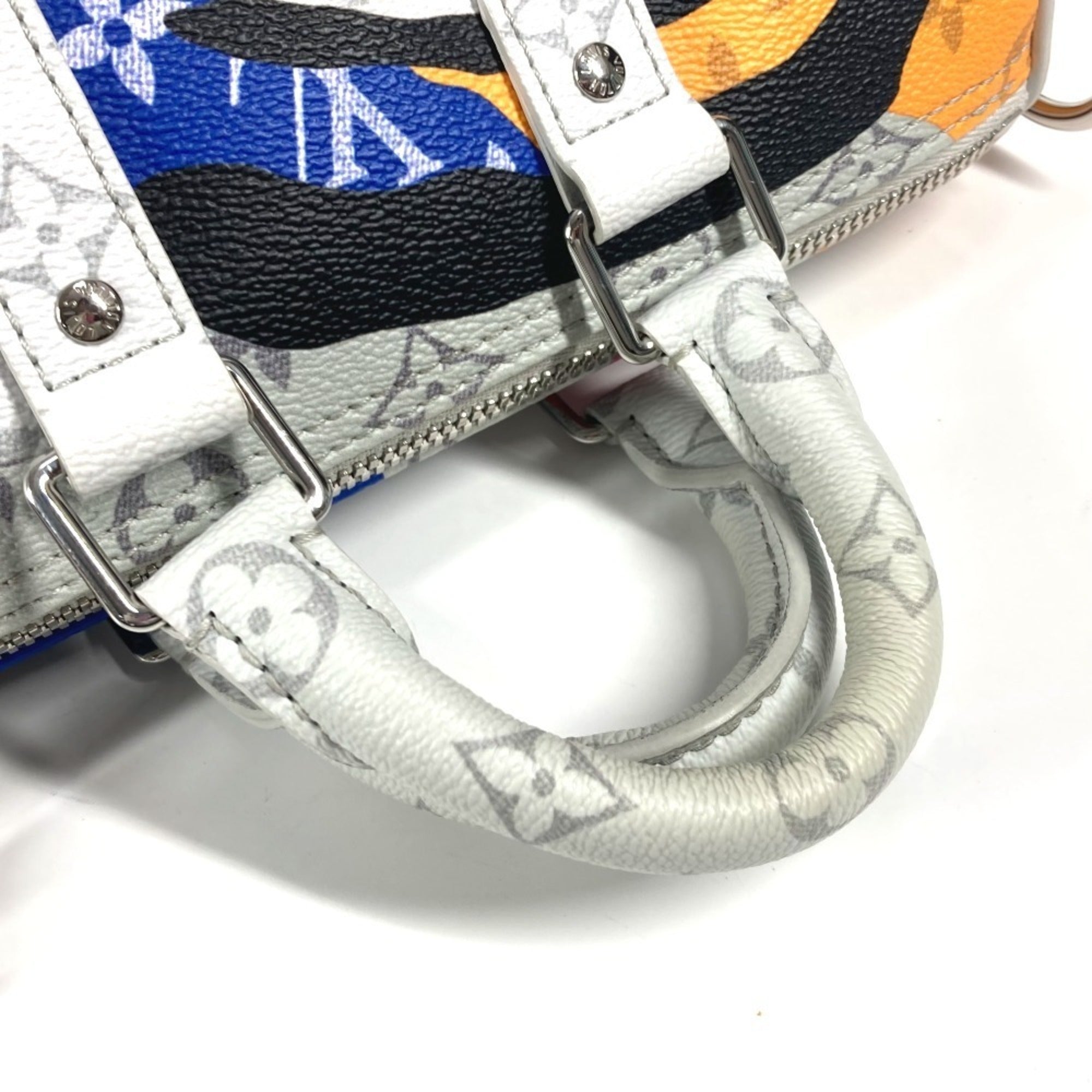 Louis Vuitton Multi-Color Monogram Leather Boston Bag Handbag Shoulder Bag
