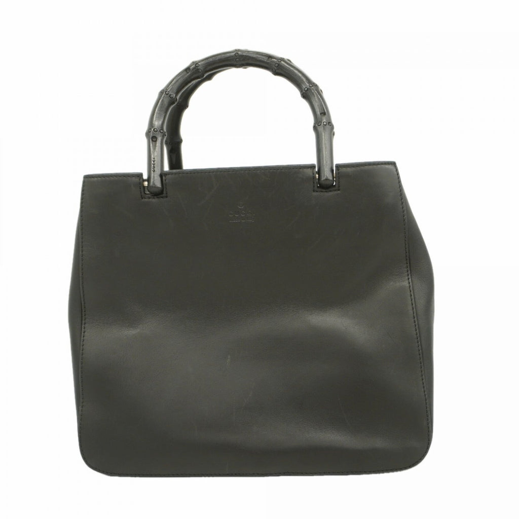 Gucci Black Leather Handbag (Pre-Owned)