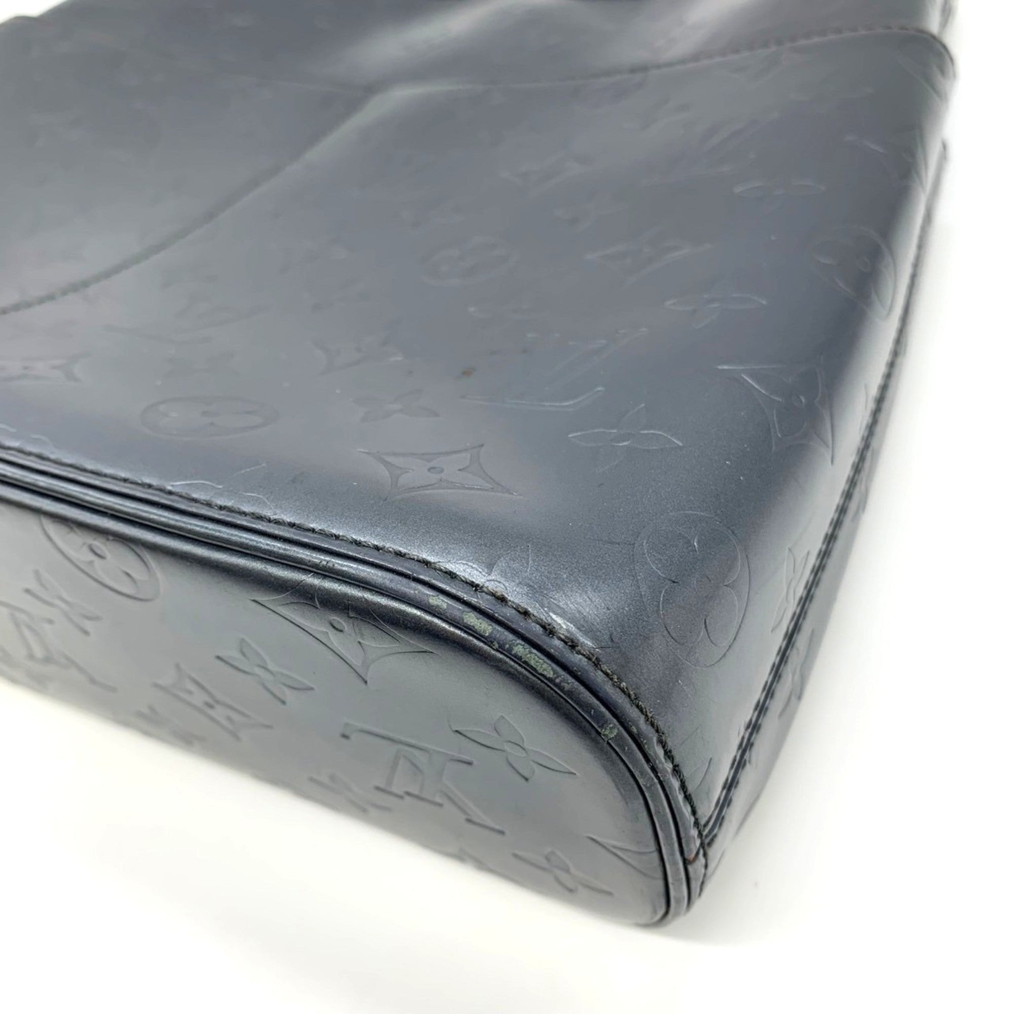 Louis Vuitton Gray Monogram Mat Shoulder Bag