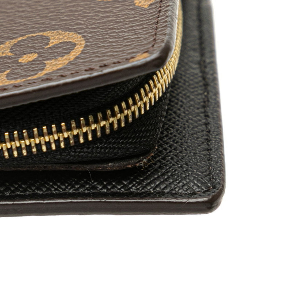 Louis Vuitton Brown Pvc Leather Wallet
