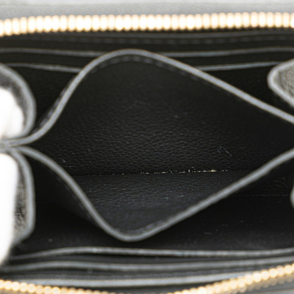 Louis Vuitton Black Noir Leather Coin Purse/Coin Case