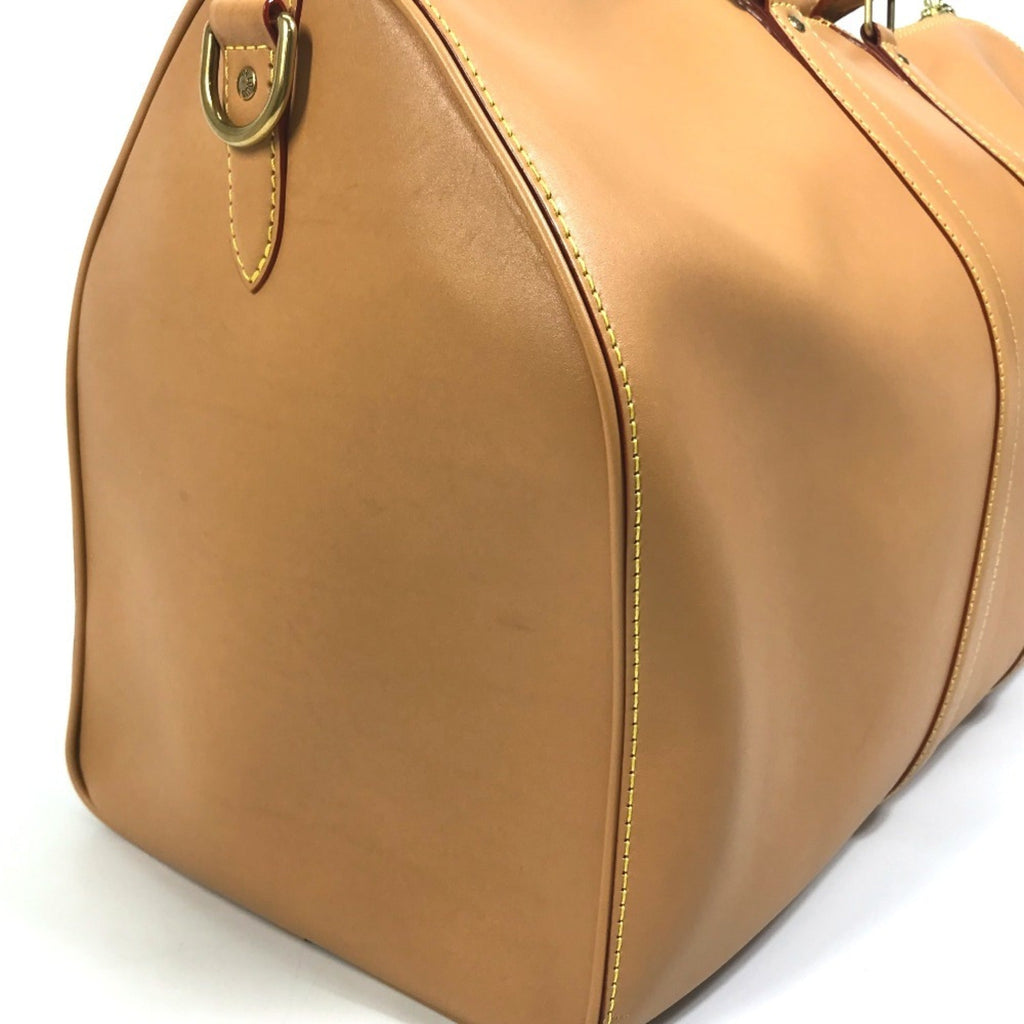 Louis Vuitton Beige Leather Boston Bag