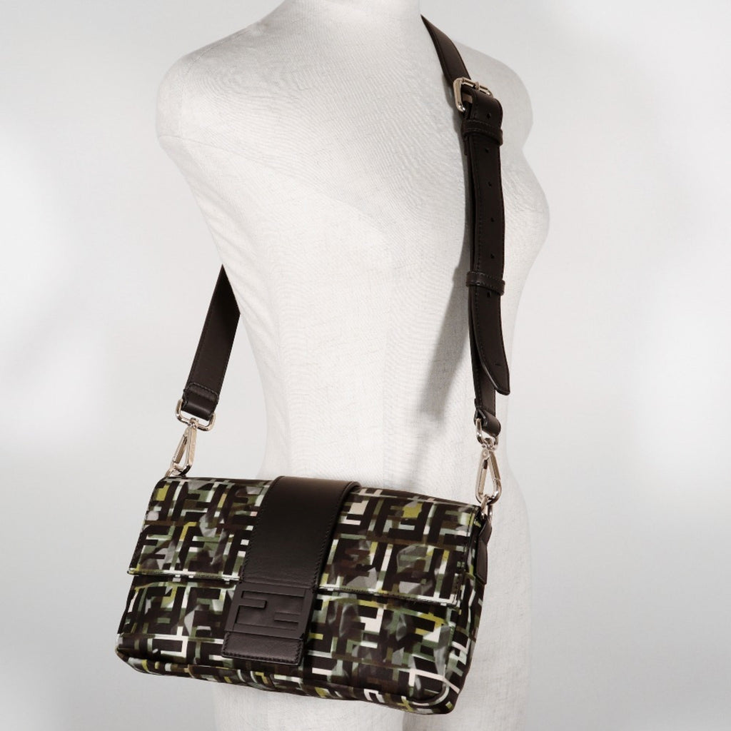 Fendi Black Nylon Shoulder Bag