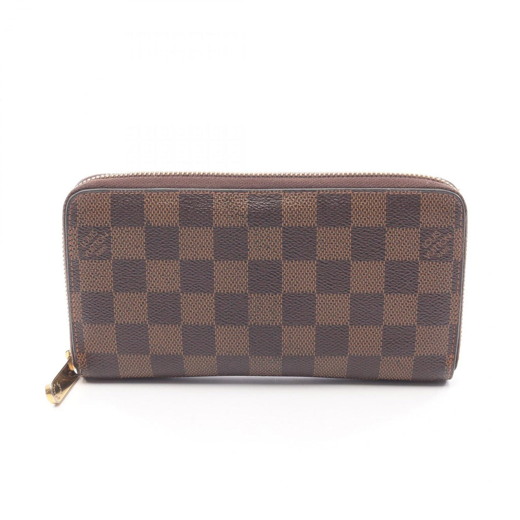 Louis Vuitton Brown Ebene Damier Canvas Pvc Long Wallet