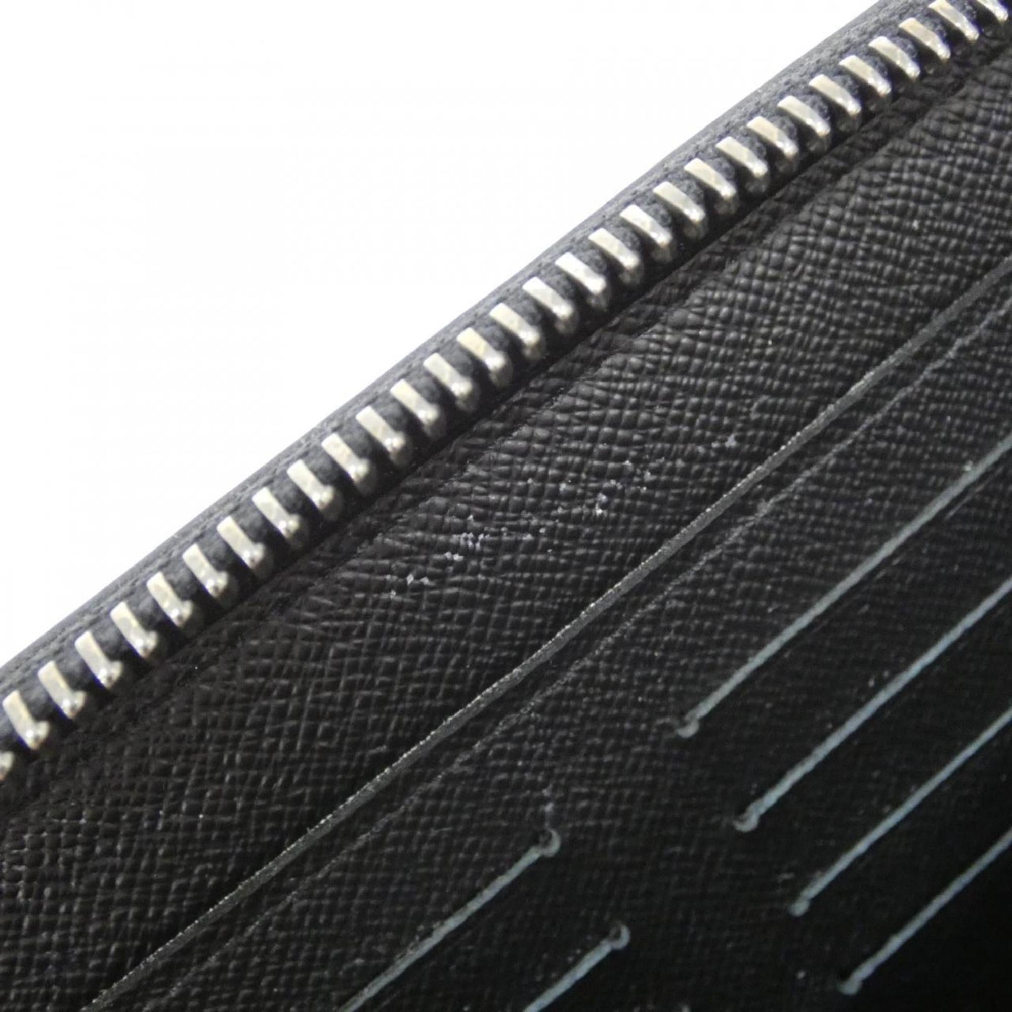 Louis Vuitton Black Coated Canvas Long Wallet