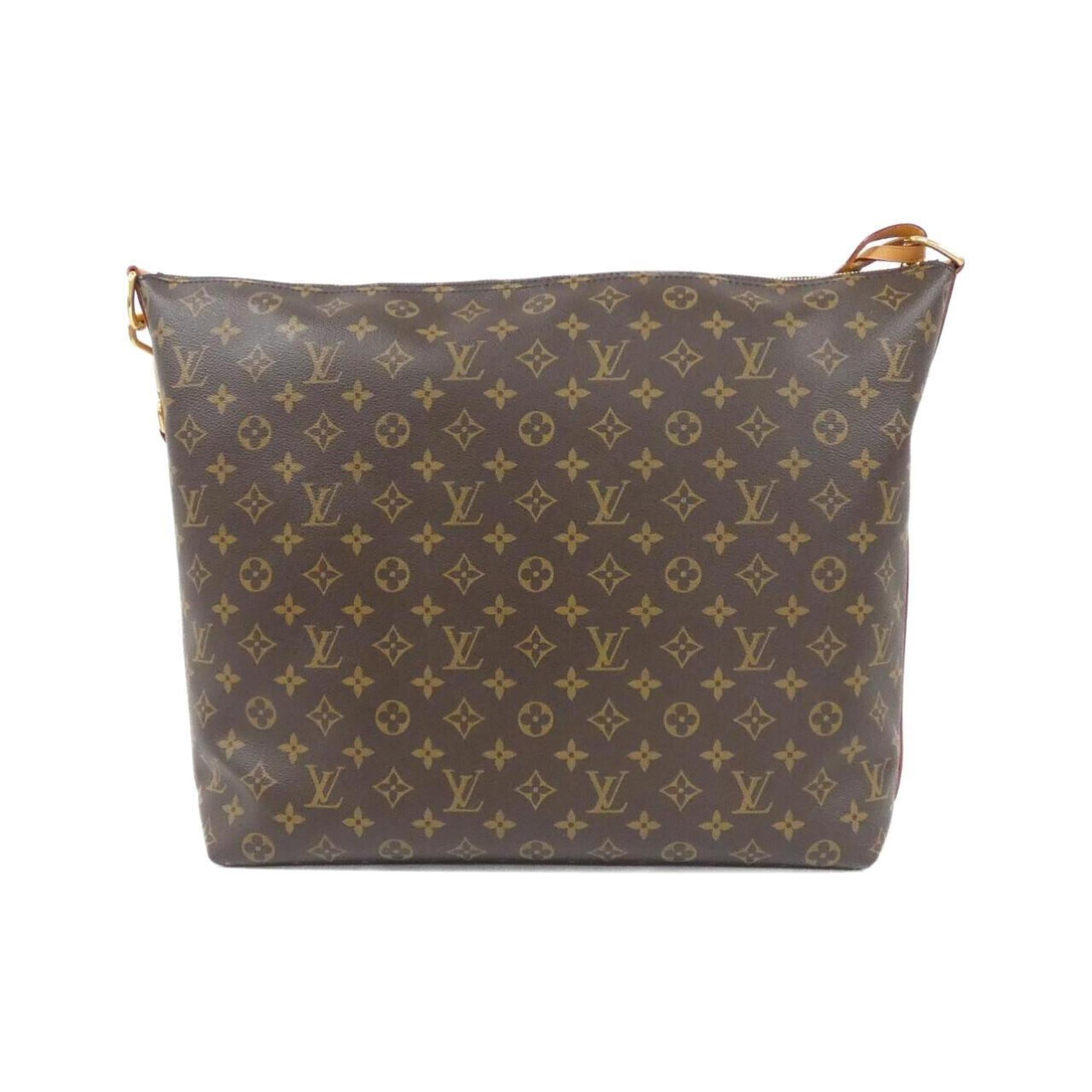 Louis Vuitton Brown Coated Canvas Shoulder Bag