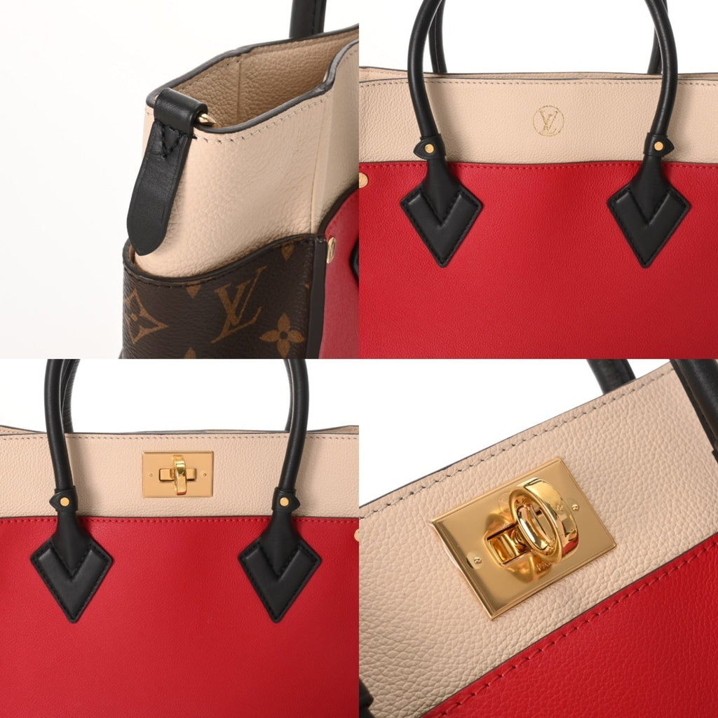 Louis Vuitton Monogram Rouge Monogram Leather Tote Bag
