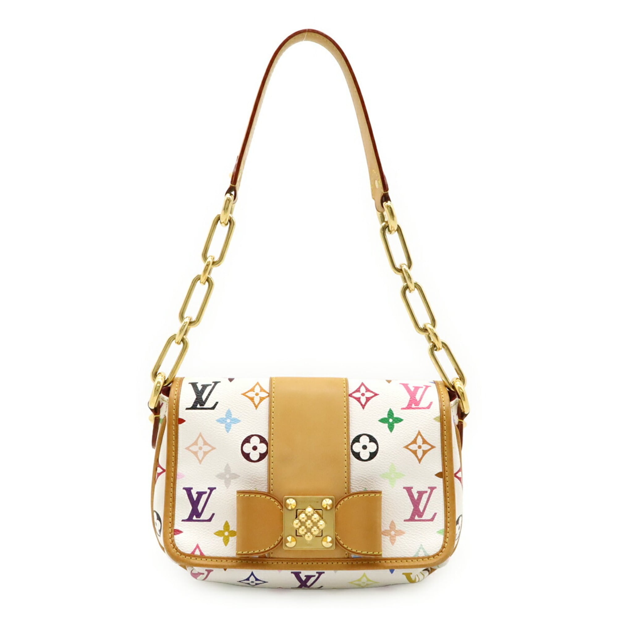 Louis Vuitton Monogram Multicolore Blanc Monogram Multicolore Shoulder Bag