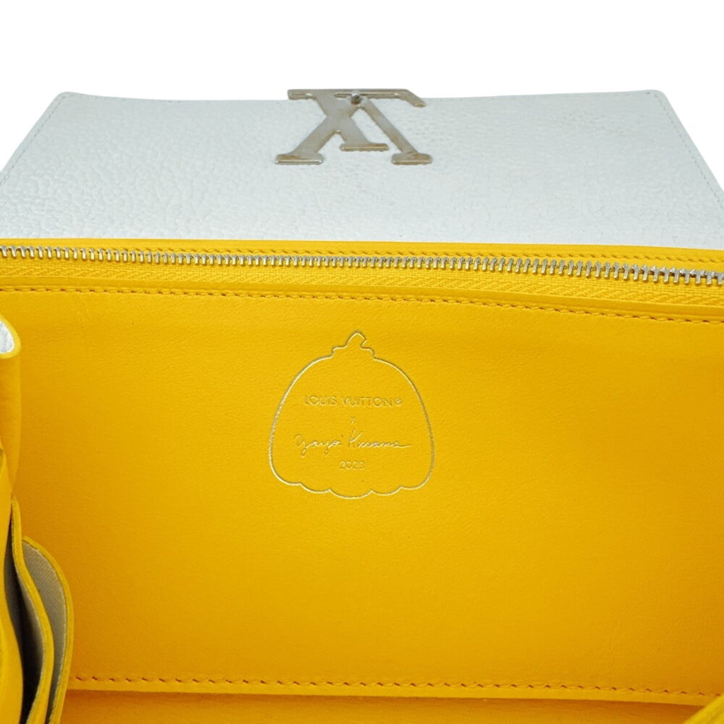 Louis Vuitton Dot Infinity (Yayoi Kusama) Multi-Color Yellow Leather Long Wallet