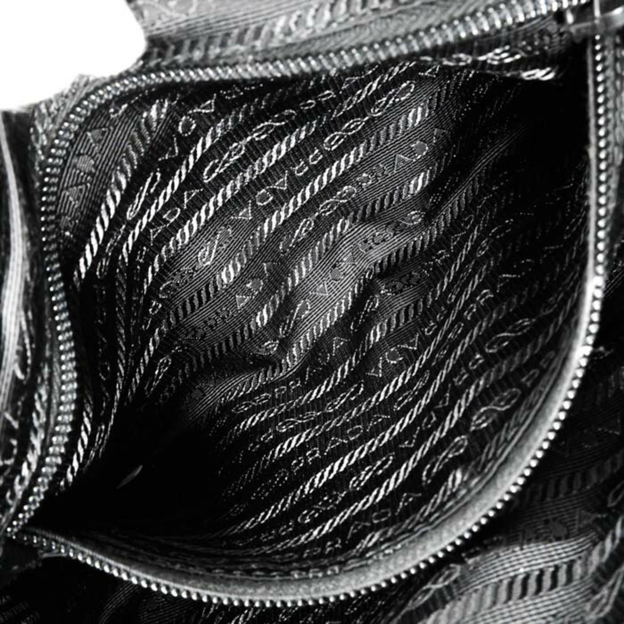 Prada Black Nylon Tessuto Shoulder Bag
