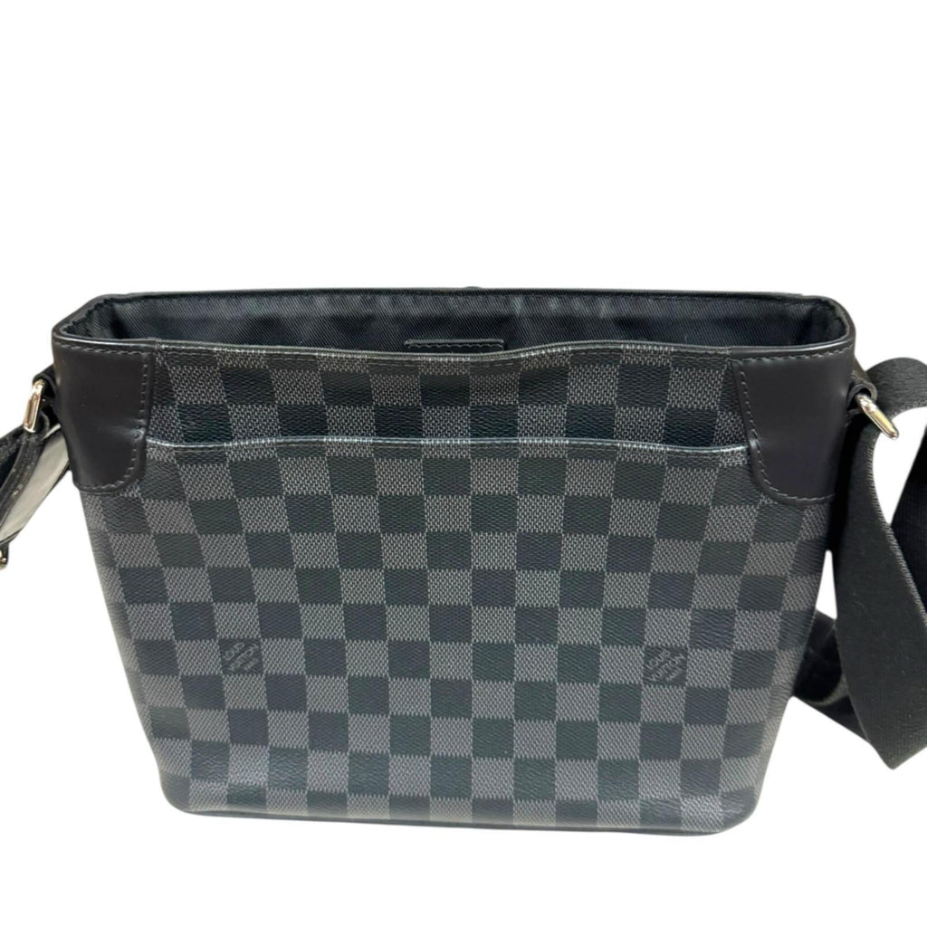 Louis Vuitton Black Gray Or Damier Graphite Shoulder Bag