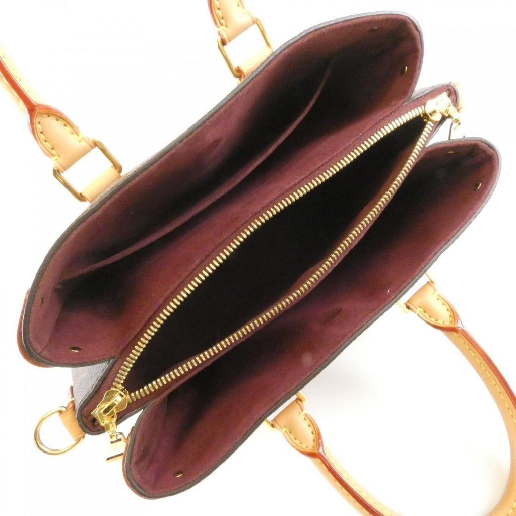 Louis Vuitton Marron Coated Canvas Handbag