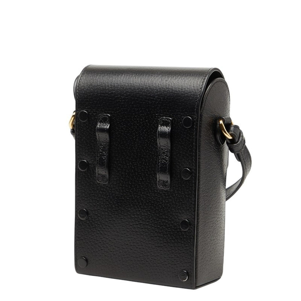 Gucci Black Leather Shoulder Bag (Pre-Owned)