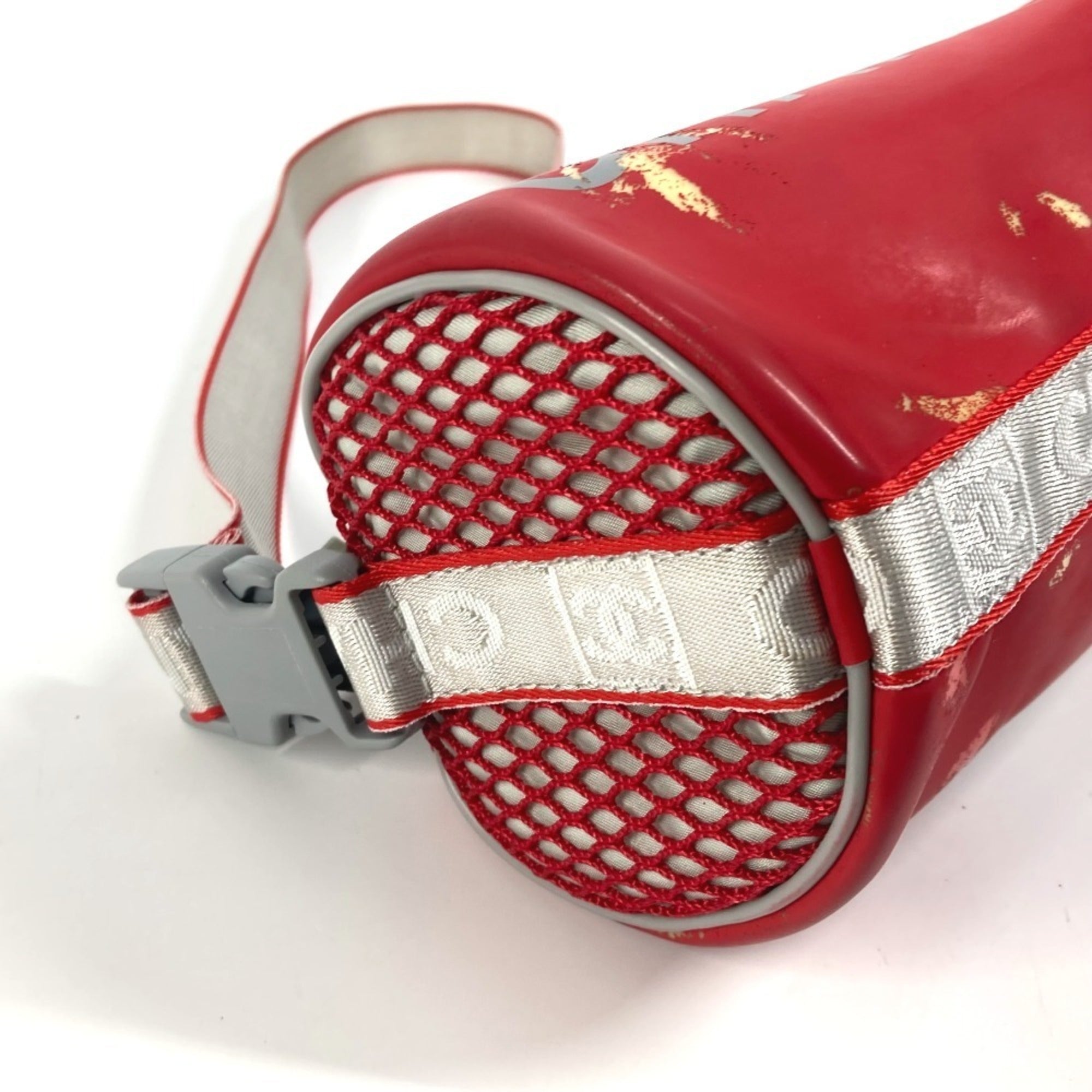 Chanel Sport Red Color White Rubber Handbag