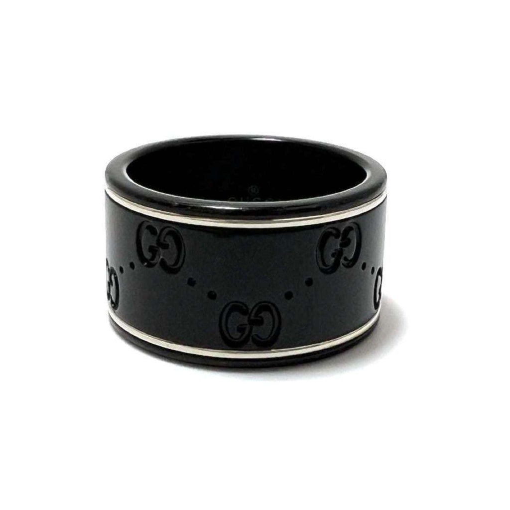 Gucci White Gold (18K) Ceramic Band Ring (Pre-Owned)