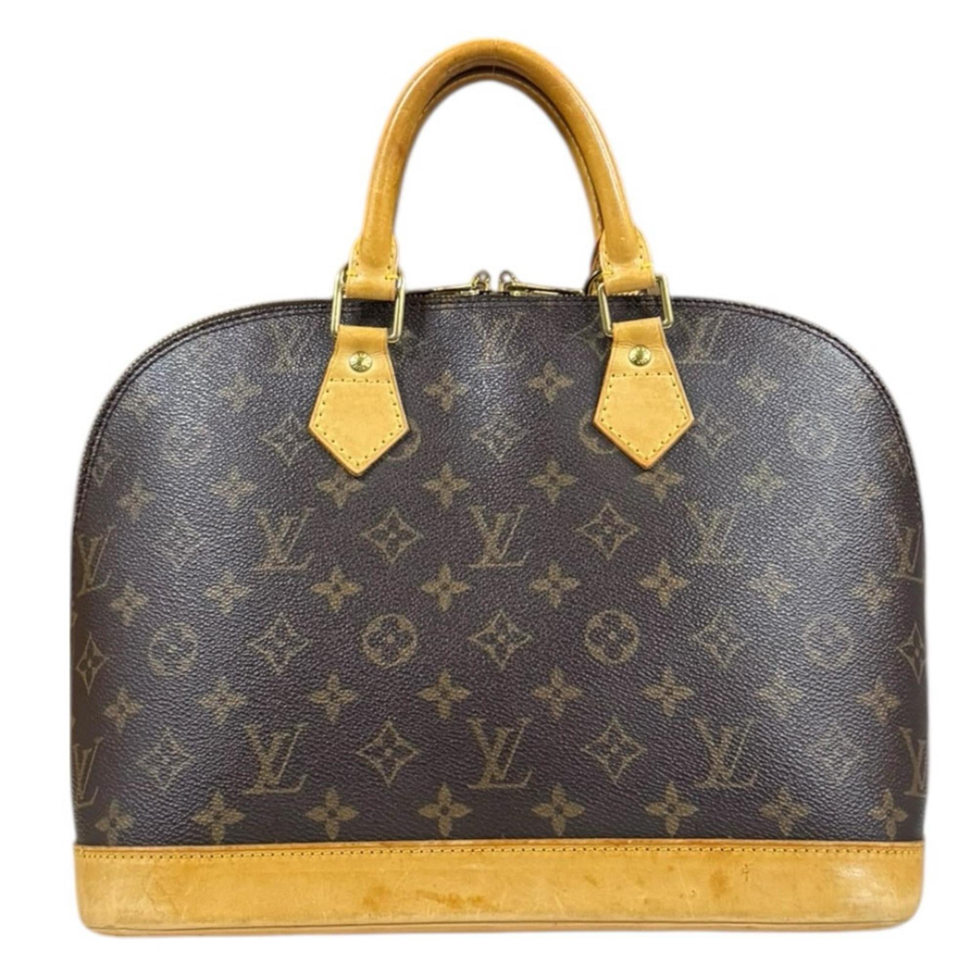 Louis Vuitton Brown Monogram Canvas Handbag