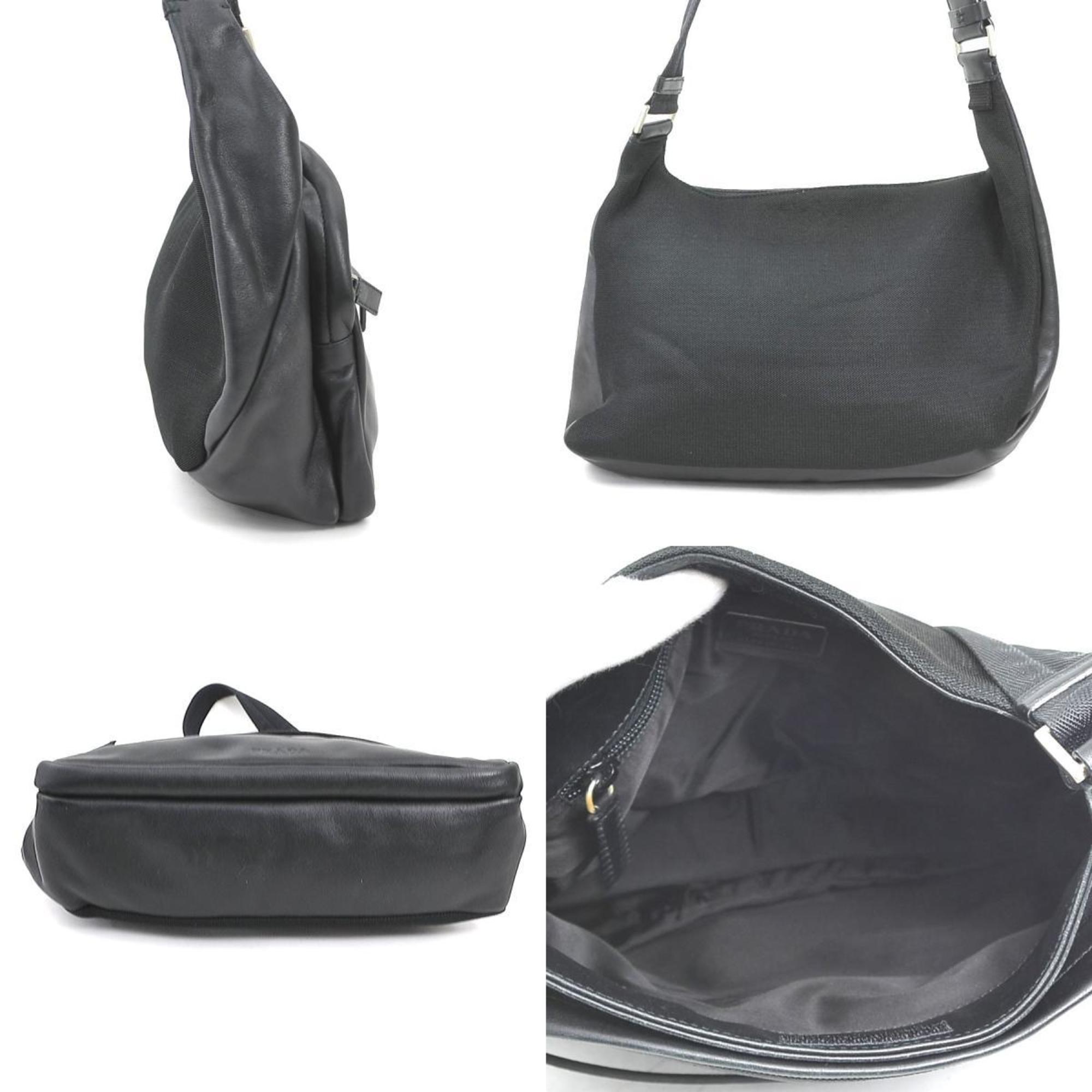 Prada Black Nylon Shoulder Bag