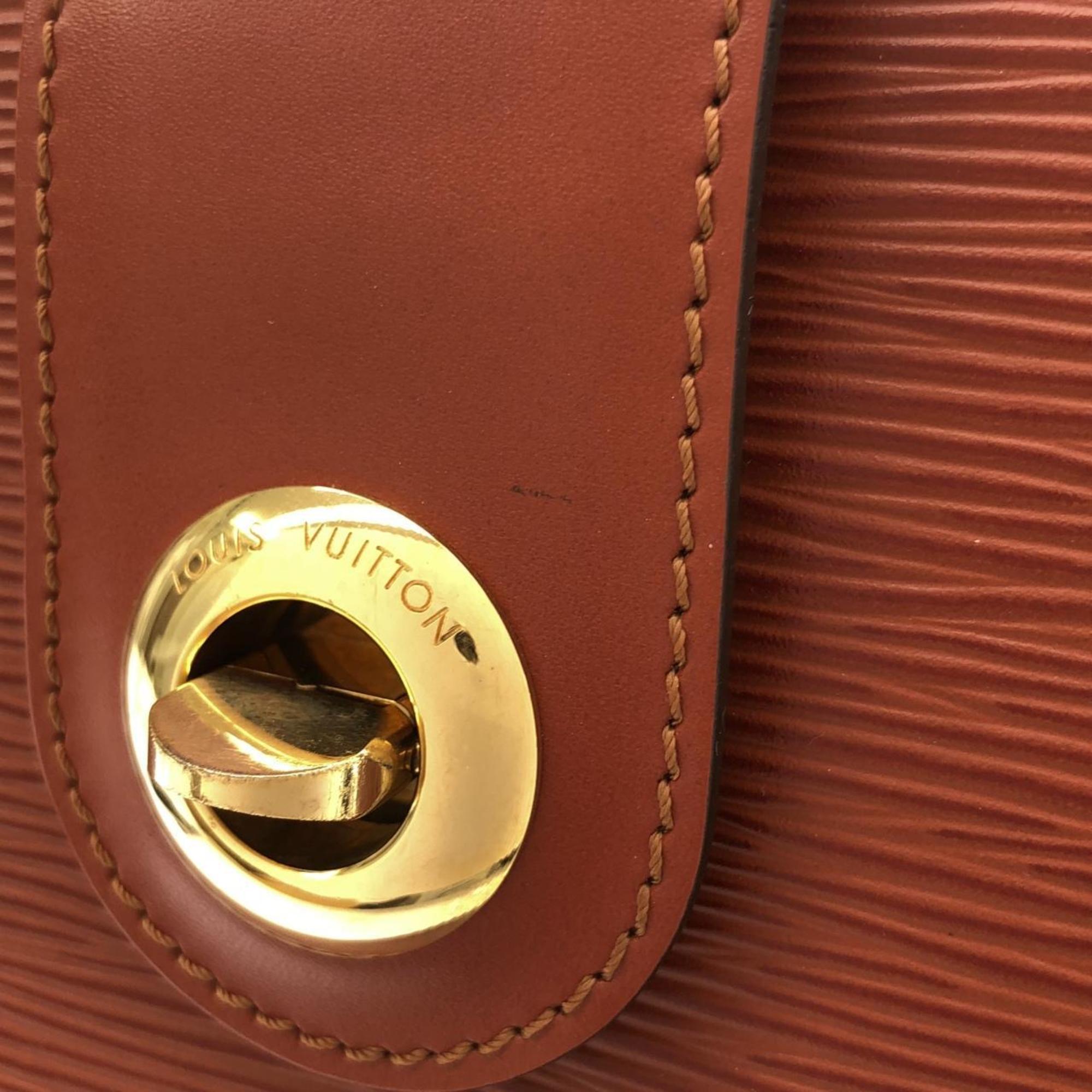 Louis Vuitton Brown Leather Shoulder Bag