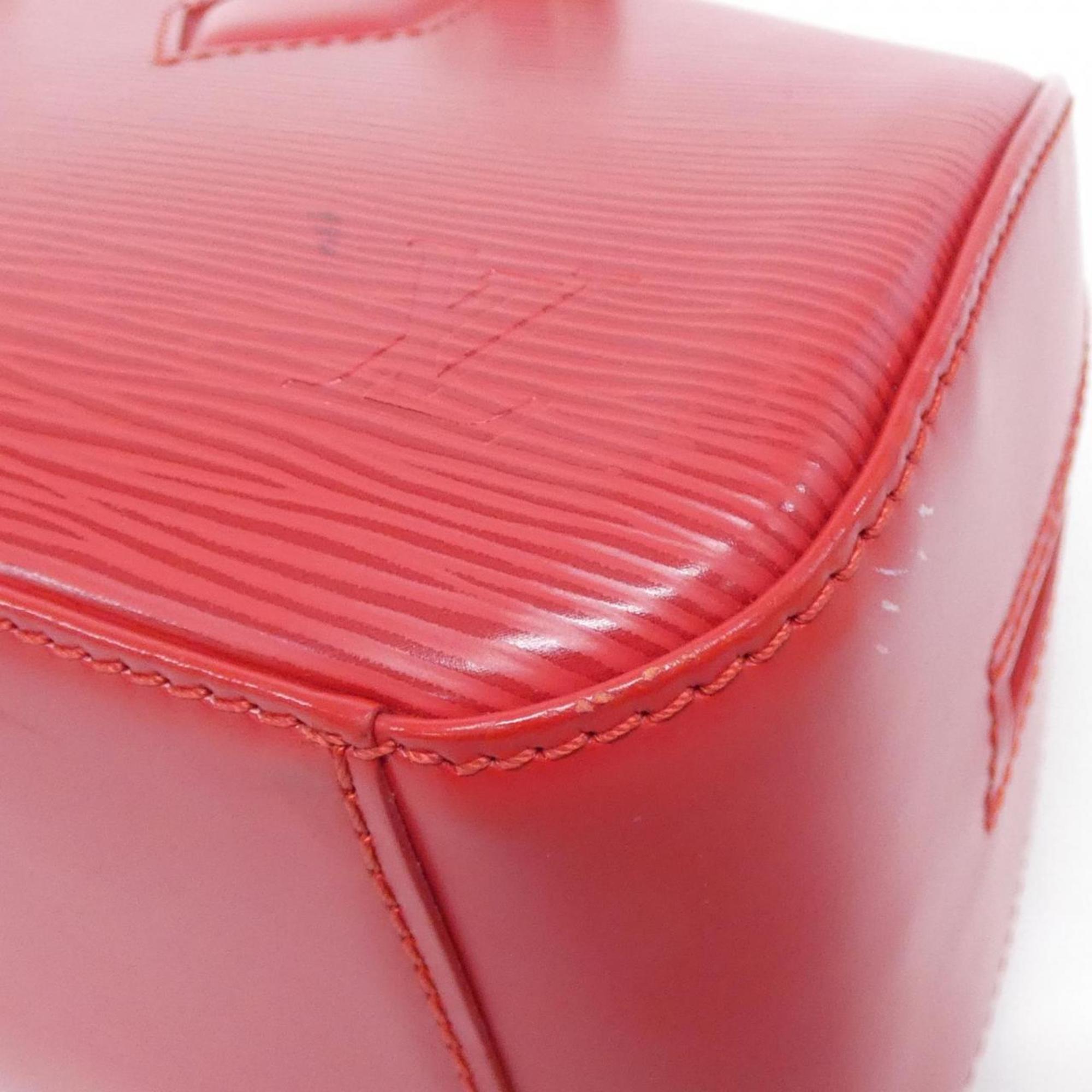 Louis Vuitton Rouge Leather Handbag