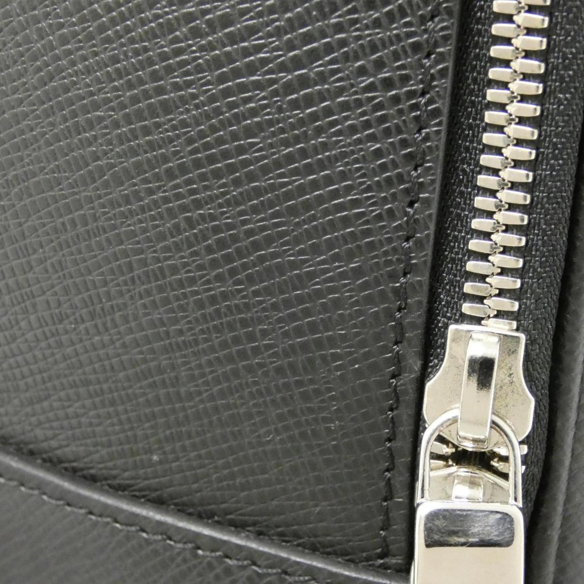 Louis Vuitton Black Leather Backpack
