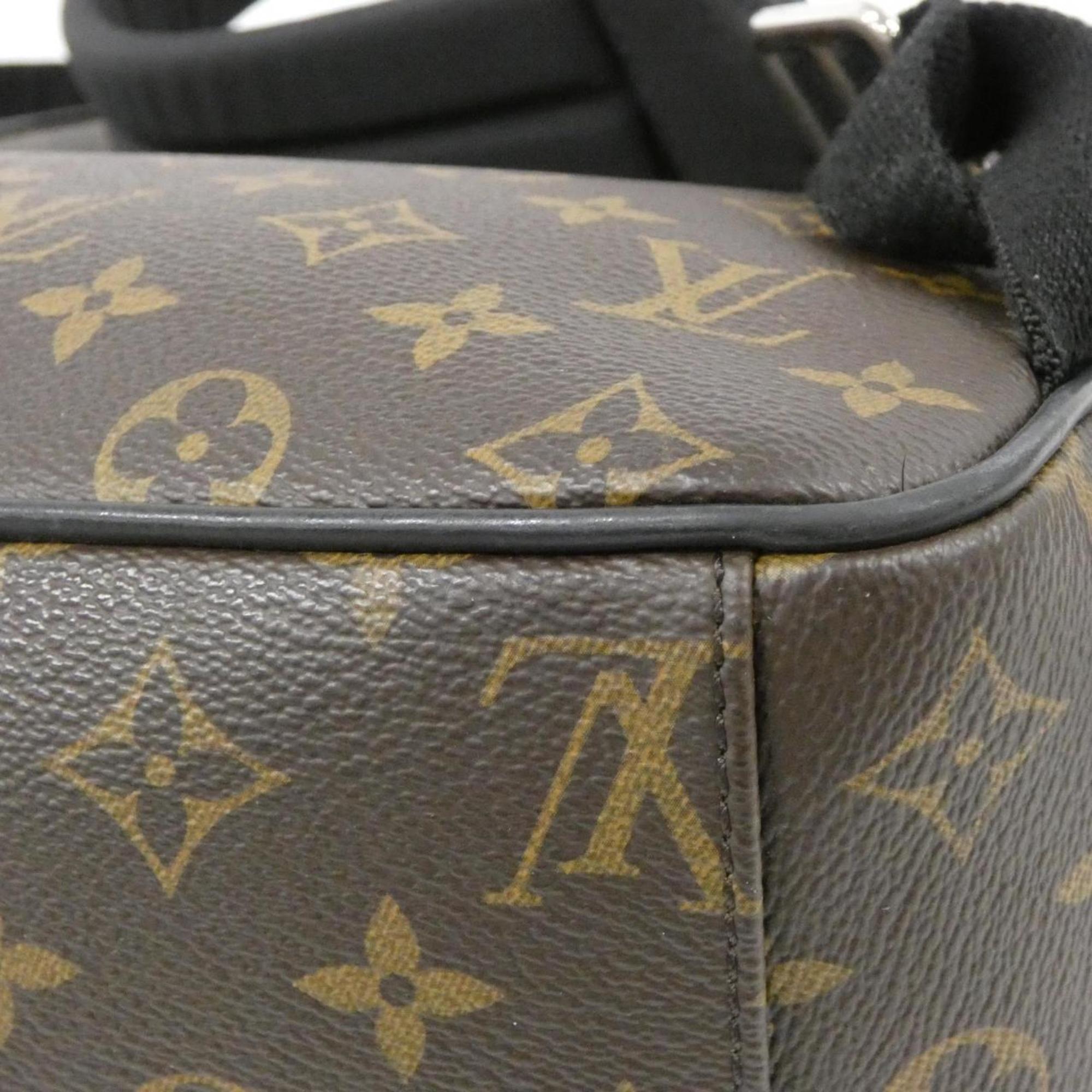 Louis Vuitton Brown Coated Canvas Backpack