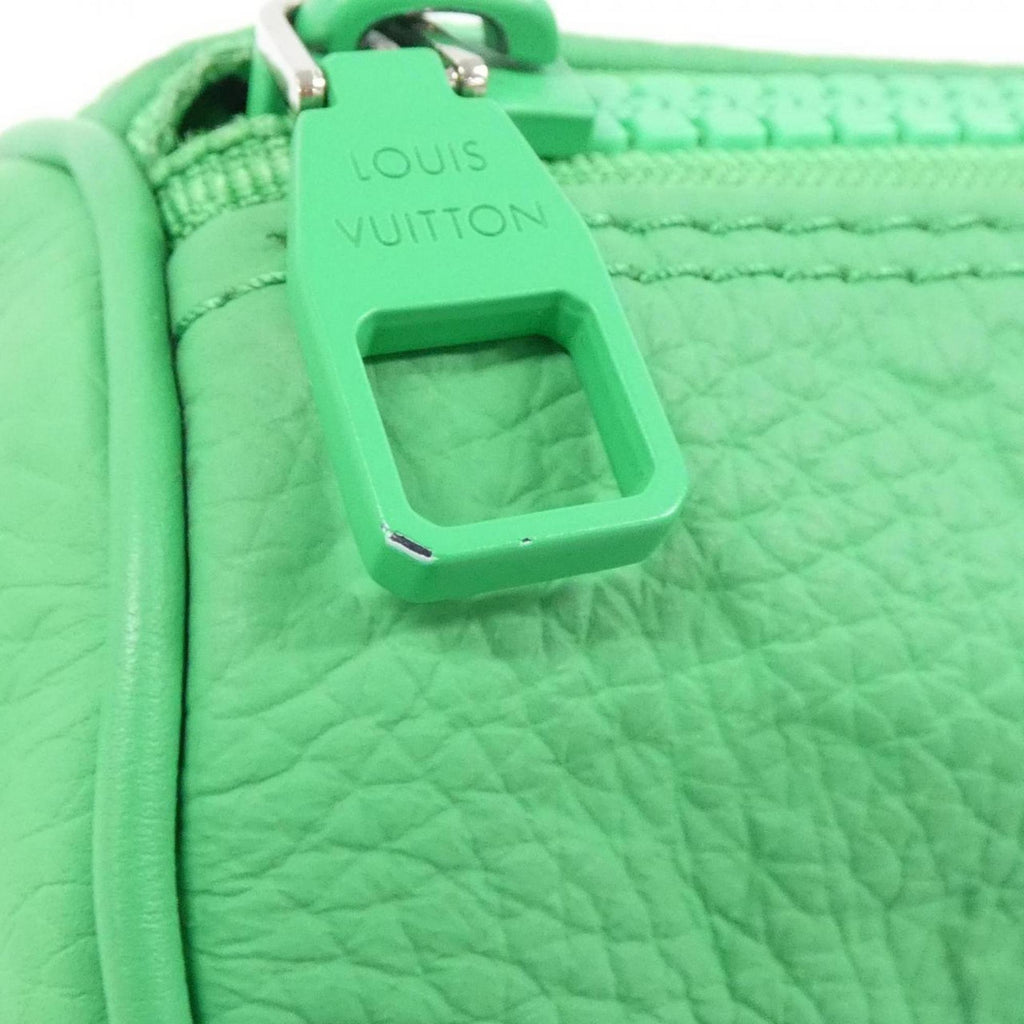 Louis Vuitton Green Leather Boston Bag