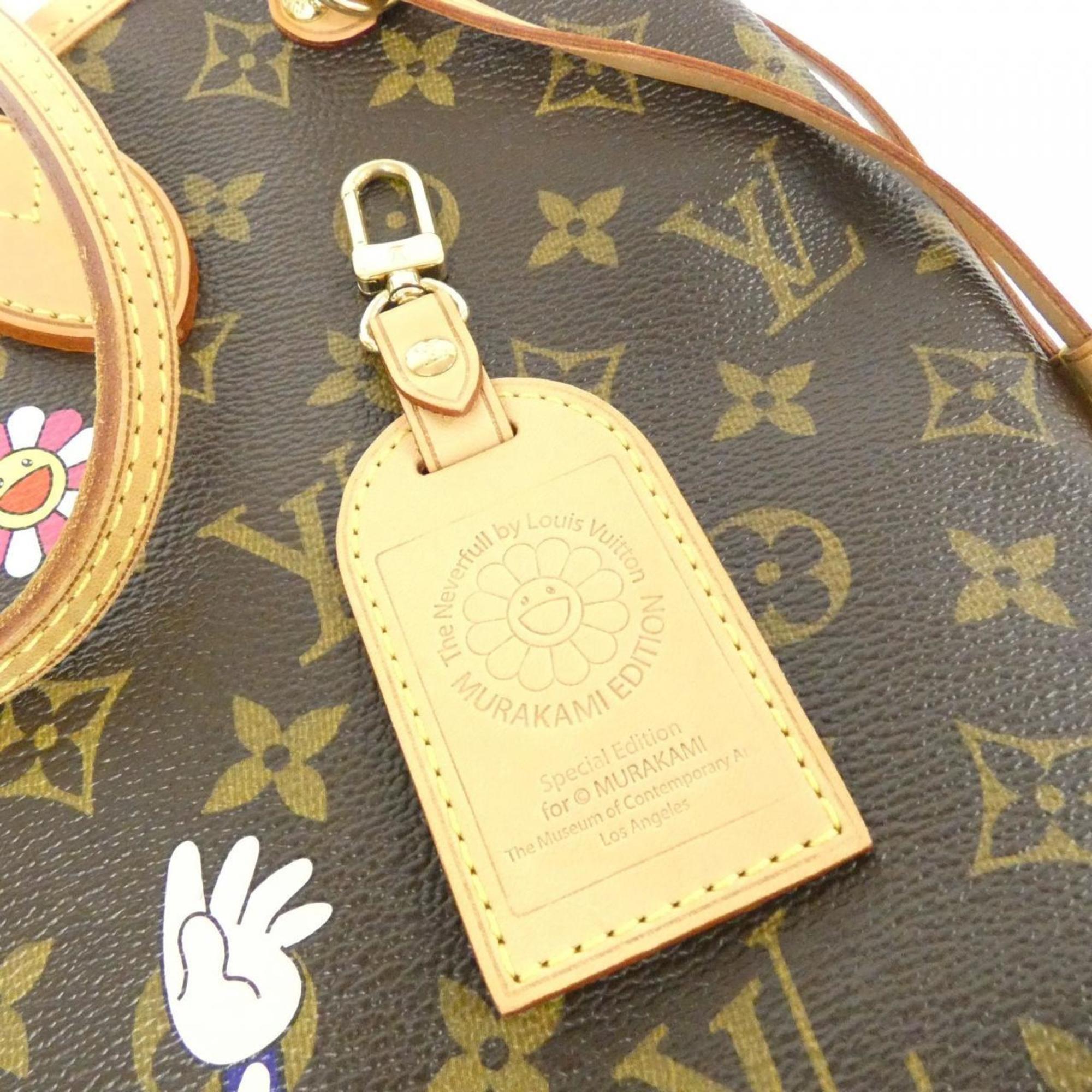 Louis Vuitton Brown Coated Canvas Handbag