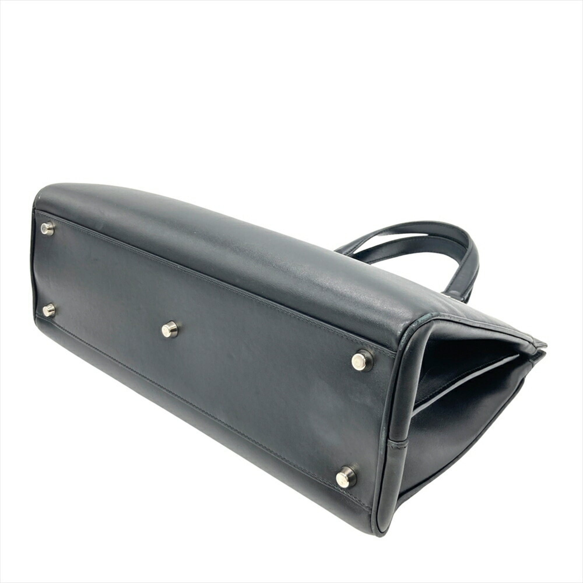 Gucci Horsebit Black Leather Handbag (Pre-Owned)