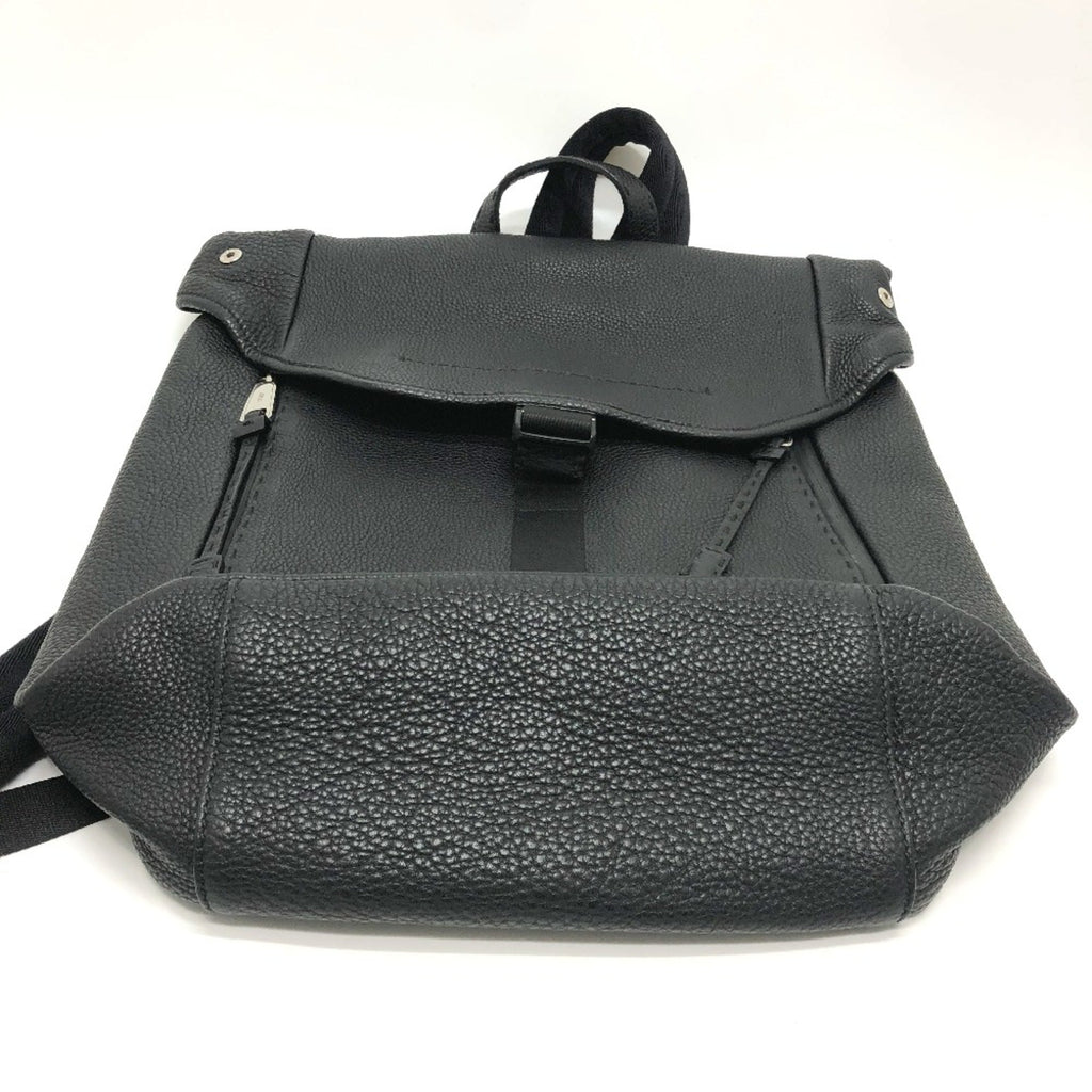 Fendi Black Leather Backpack