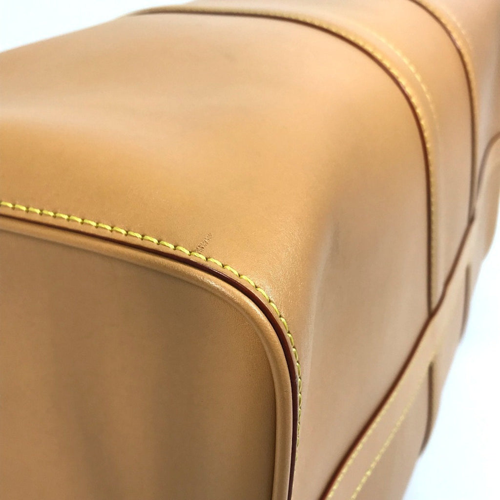 Louis Vuitton Beige Leather Boston Bag