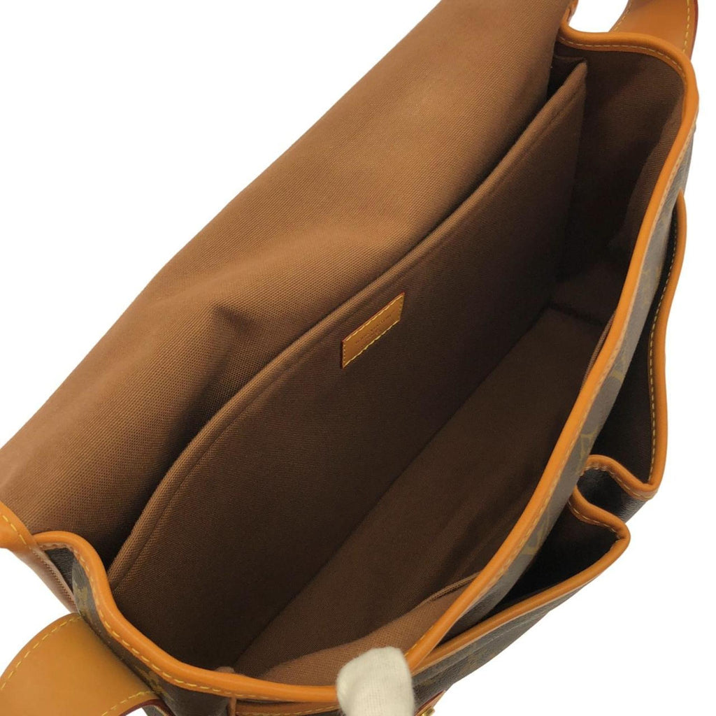 Louis Vuitton Brown Coated Canvas Shoulder Bag