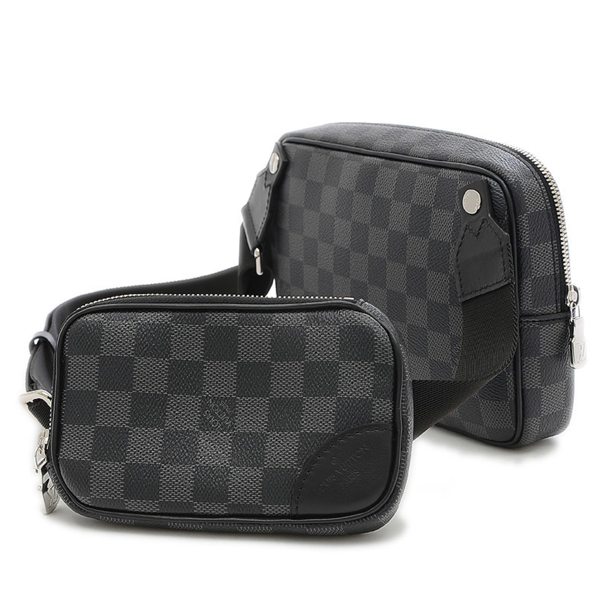 Louis Vuitton Damier Graphite Scott Messenger Shoulder Bag Men's N50018