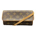Louis Vuitton Brown Pvc Pochette Shoulder Bag