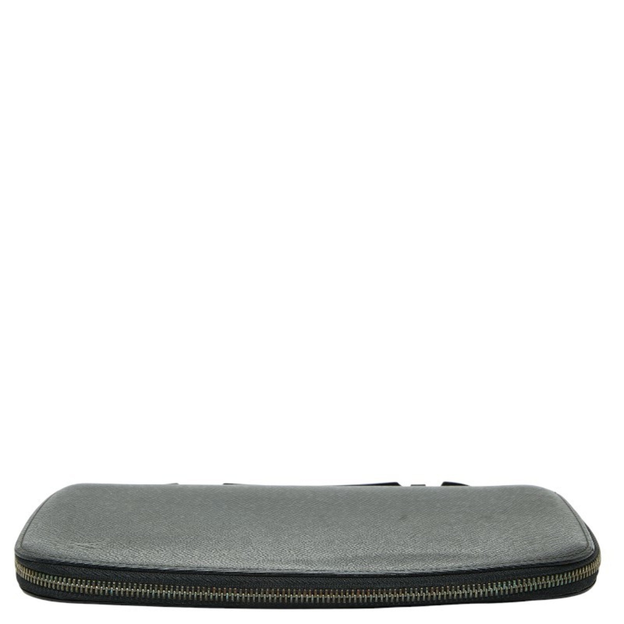 Louis Vuitton Ardoise Black Leather Pouch