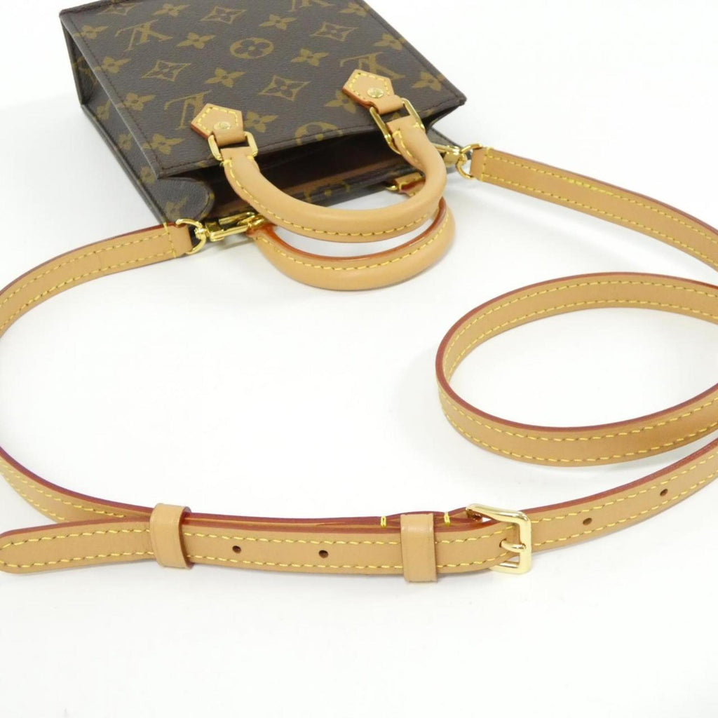 Louis Vuitton Marron Coated Canvas Handbag