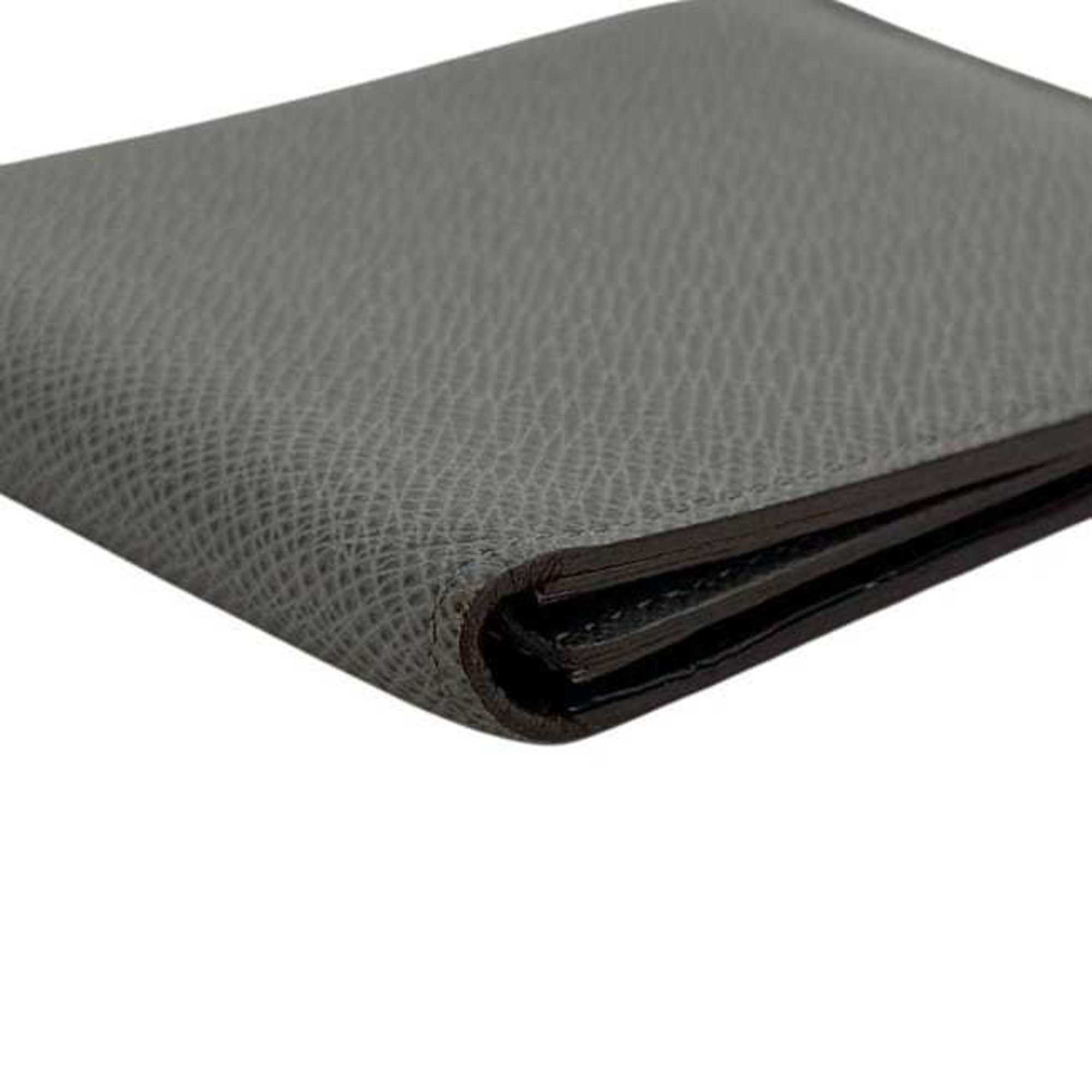 Louis Vuitton Glacier Gray Taiga Leather Wallet