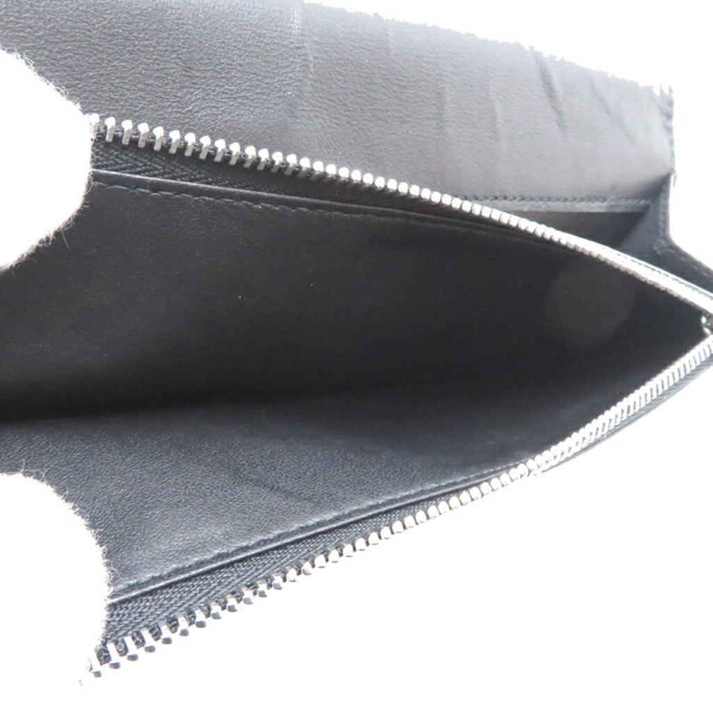Burberry Black Leather Long Wallet (Bi-Fold)