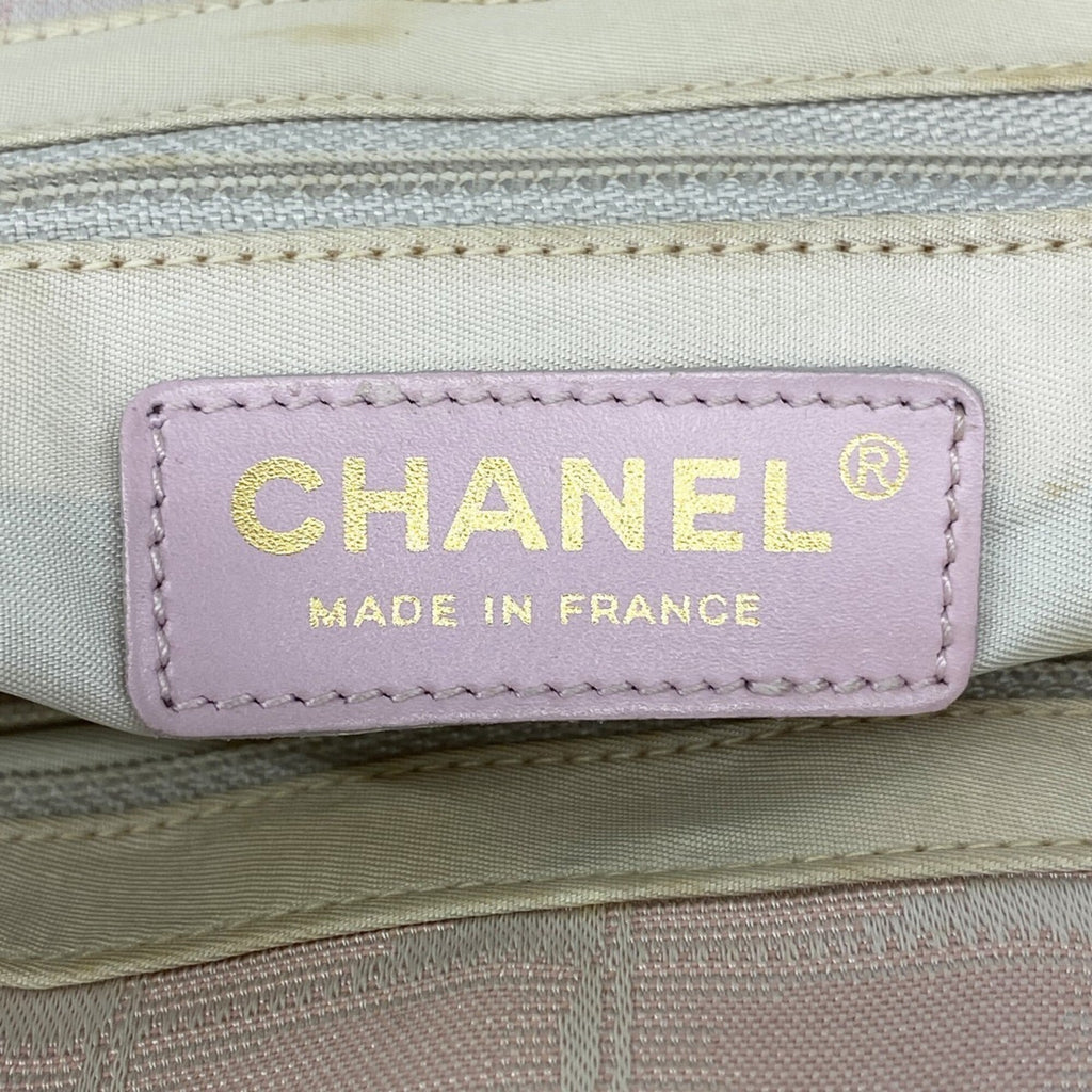 Chanel Pink Nylon Handbag