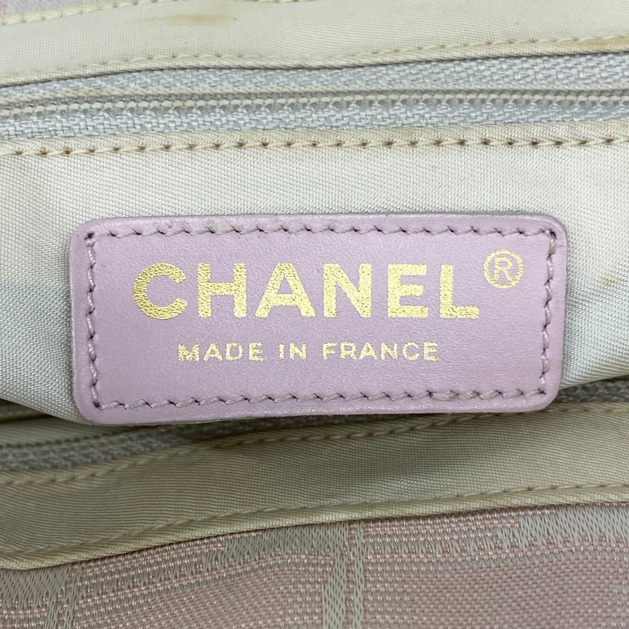 Chanel Pink Nylon Handbag