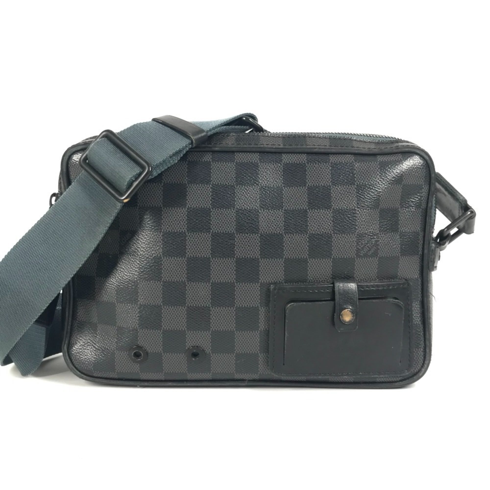 Louis Vuitton Black Damier Graphite Damier Graphite Messenger Bag Shoulder Bag