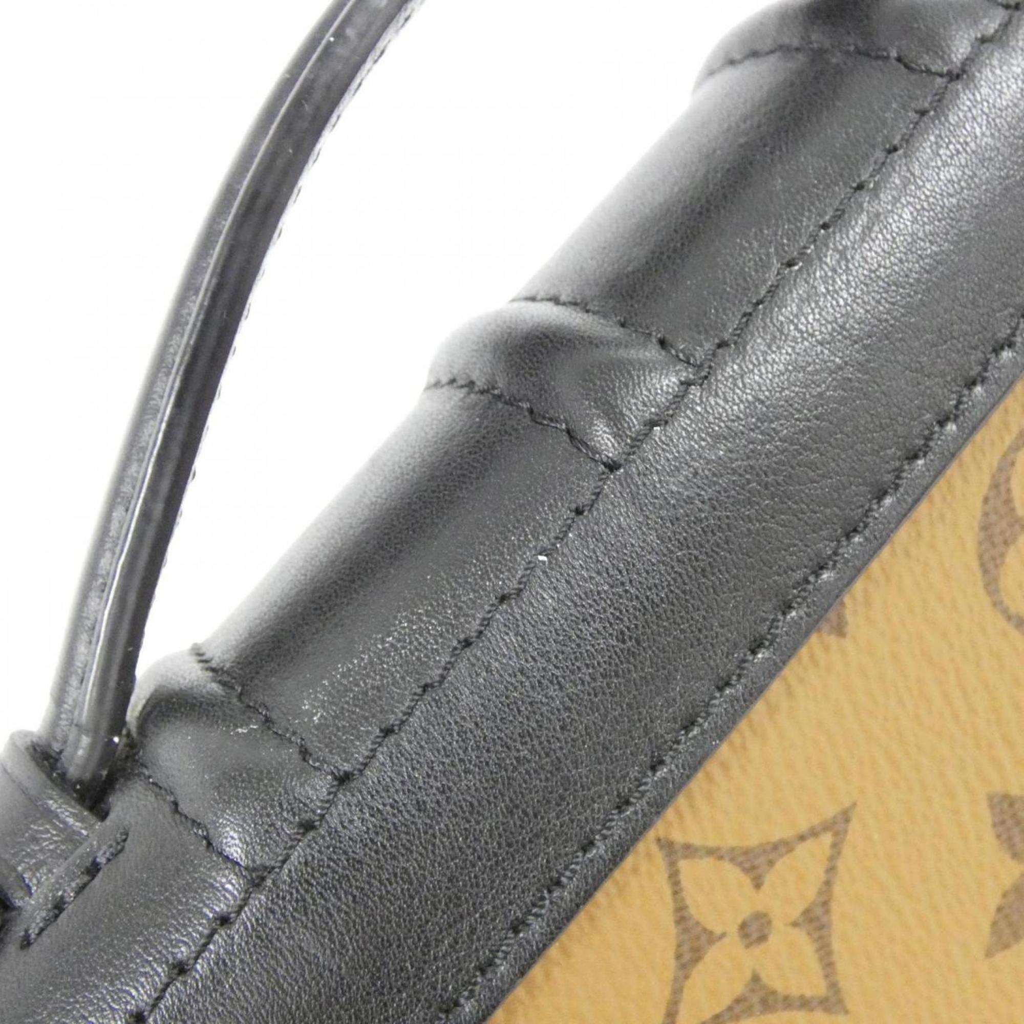 Louis Vuitton Marron Coated Canvas Chain/Shoulder Wallet