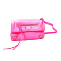 Balenciaga Pink Leather Clutch