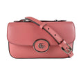 Gucci Pink Leather Shoulder Bag (Pre-Owned)