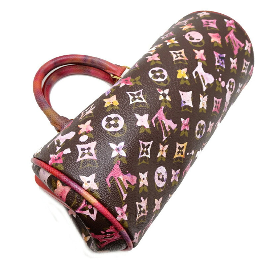 Louis Vuitton Monogram Watercolor Brown Marron Monogram Red Color Monogram Handbag