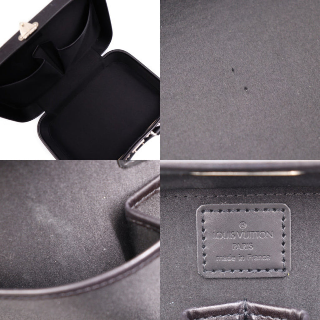 Louis Vuitton Black Leather Handbag