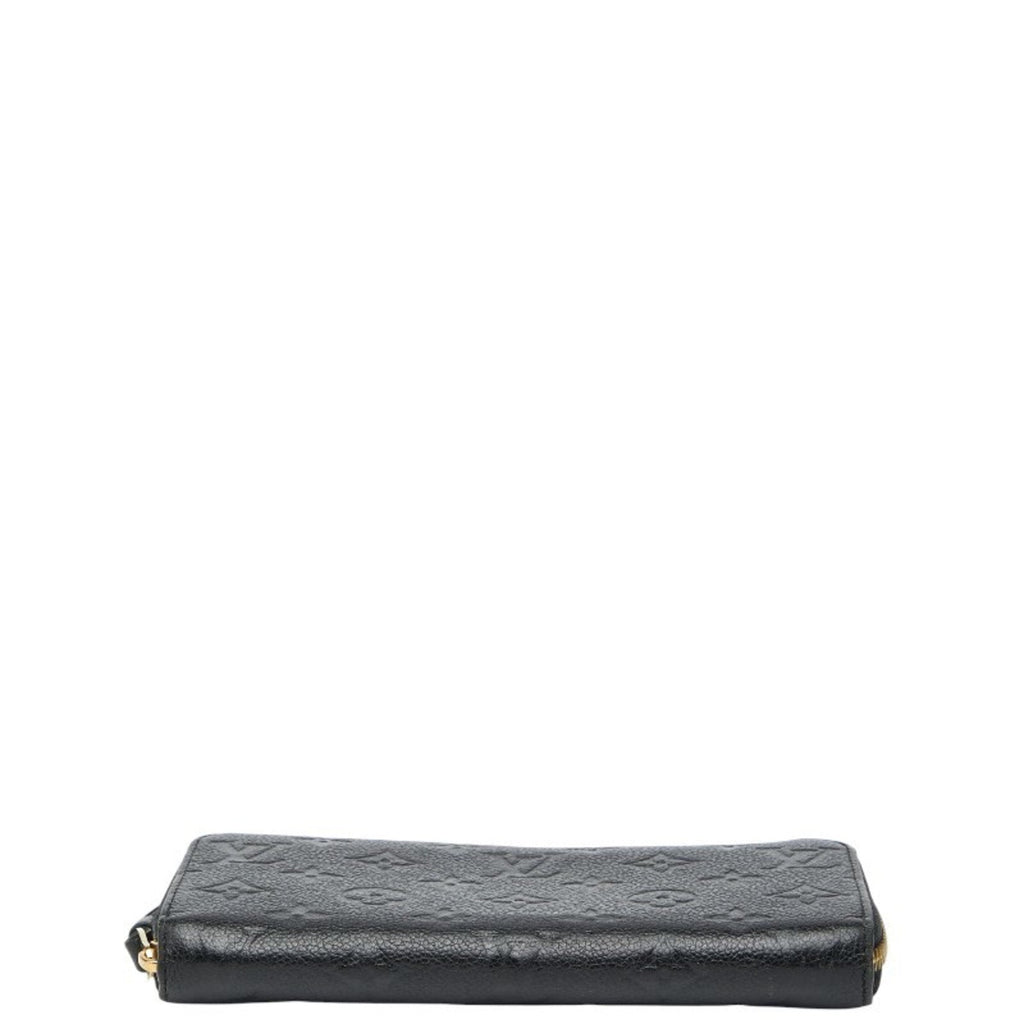 Louis Vuitton Black Noir Leather Long Wallet